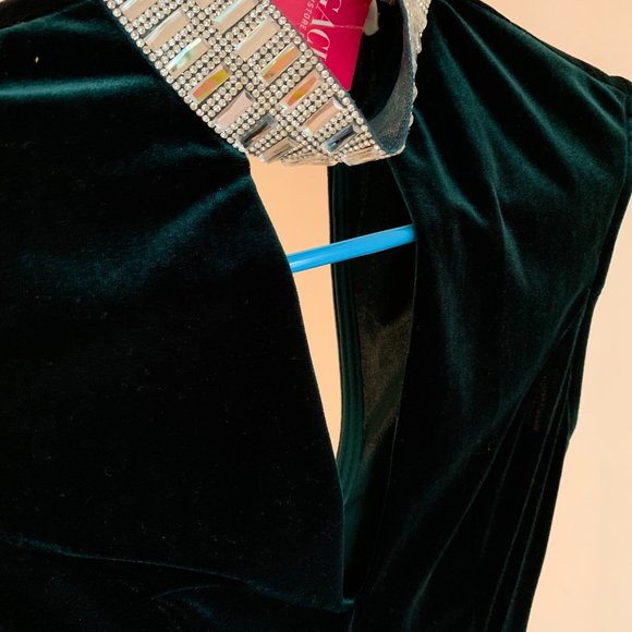 A'Gaci emerald green bodycon mini dress - Picture 2 of 4